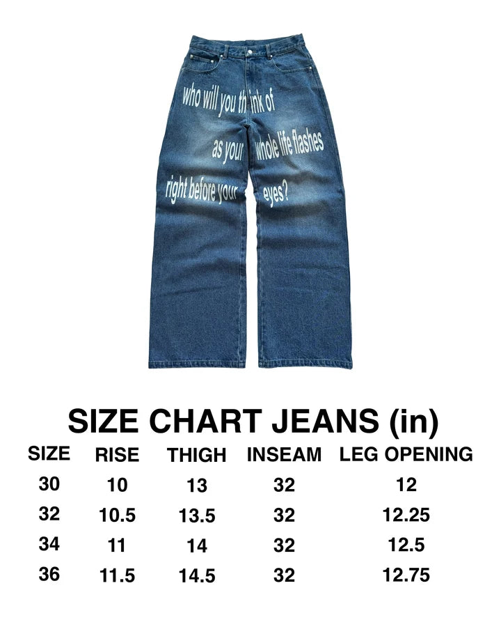BEFORE UR EYES JEANS - SOLD OUT